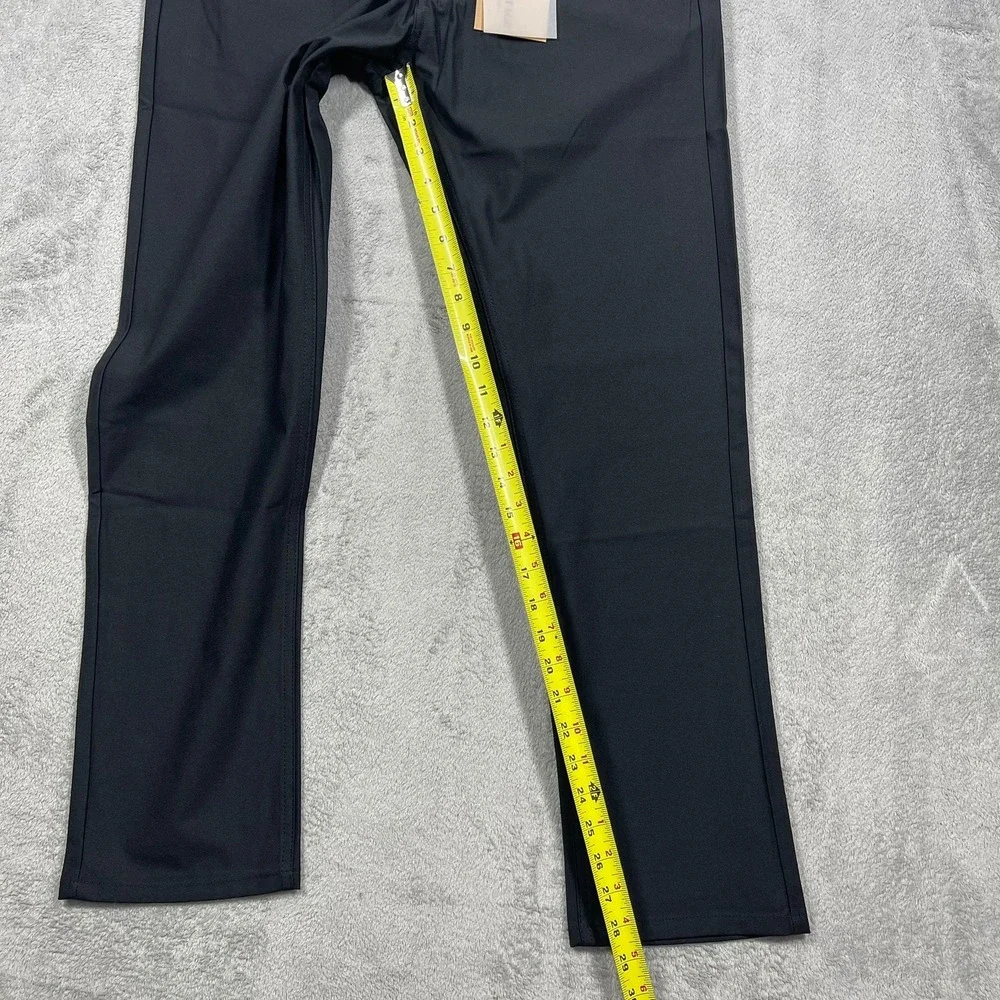 Tailor Vintage Performance Pants Mens 34x30(29 Black New Canaan Slim Fit Stretch